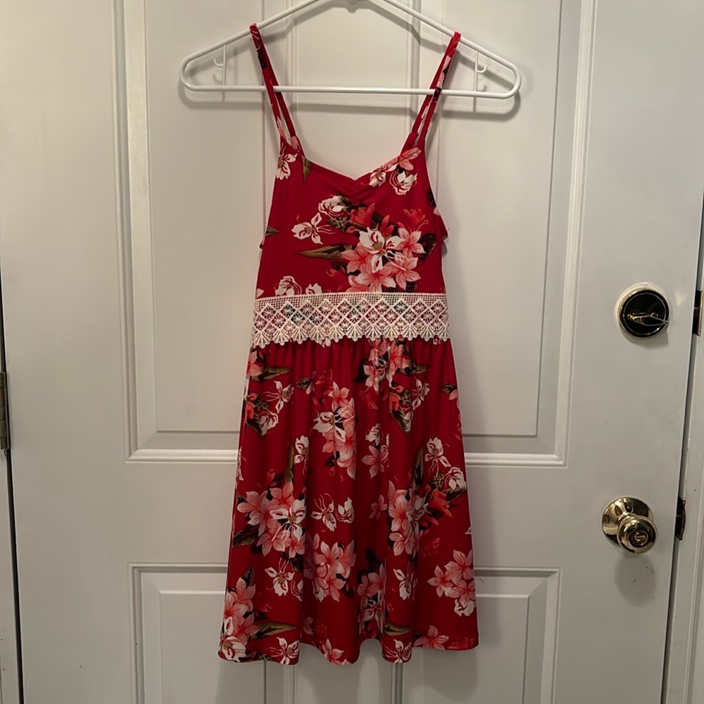 red dress - size girls 10